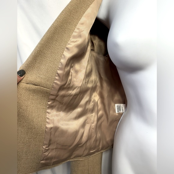 BCBG Tan Wool Blazer - Picture 7 of 10